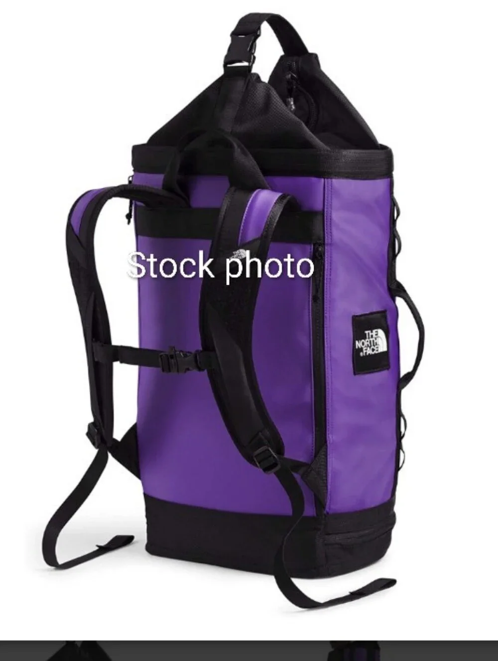 The North Face Purple and Black Explore Haulaback Hiking Backpack - Like New